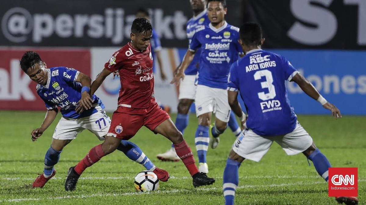 FOTO: Rekor Buruk Laga Tandang Persib Lawan Persija Berlanjut