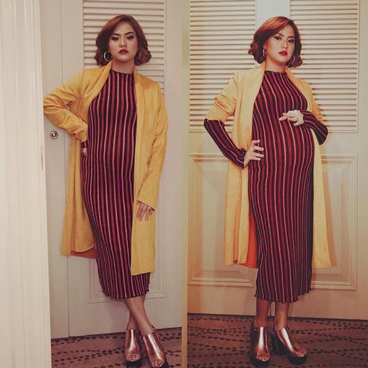 <p>Cukup banyak netizen yang menduga bayi di kandungan Mytha perempuan. Soalnya, saat hamil Mytha jadi makin cantik. Aih! (Foto: Instagram/ @mytha_lestari)  </p>