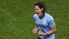 FOTO: Uruguay Depak Portugal di Babak 16 Besar