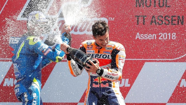 FOTO: Marc Marquez Juara MotoGP Belanda 2018
