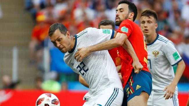 Tak ada gol yang tercipta di babak kedua dan laga berakhir 1-1 di waktu normal laga Spanyol vs Rusia. Kini pertandingan berlanjut ke babak tambahan.