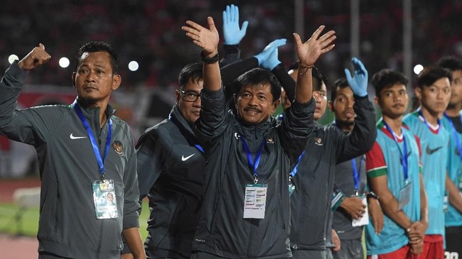 Timnas Indonesia U-19 siap meraih kemenangan atas Malaysia pada babak semifinal Piala AFF U-19 yang berlangsung di Stadion Gelora Delta, Sidoarjo, Kamis (12/7).