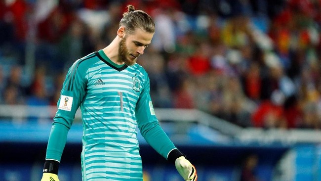 Kekalahan timnas Spanyol di babak 16 besar Piala Dunia 2018 dari Rusia tidak lepas dari buruknya penampilan kiper David De Gea di bawah mistar gawang.