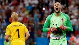 FOTO: Adu Penalti Dramatis Kroasia vs Denmark