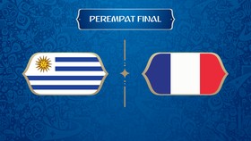 LIVE: Uruguay vs Prancis di Perempat Final Piala Dunia 2018