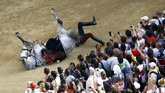 FOTO: Tiga Abad Berpacu Kuda untuk Bunda Maria Pacuan kuda Palio di Siena telah bertahan lebih dari tiga abad, sebagai pengabdian dan penghormatan untuk Bunda Maria Sang Perawan.