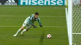 VIDEO: Courtois Blunder, Belgia Hampir Tertinggal di Babak I