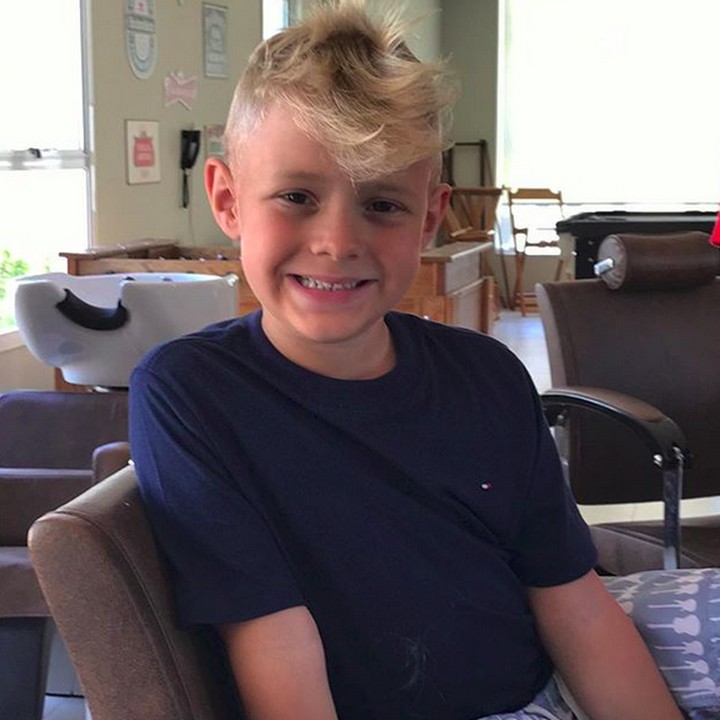 <p>Gimana gaya rambut David Lucca yang ini, Bun? Keren nggak? (Foto: Instagram/ @neymarjr)  </p>