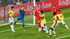 Kolombia dan Inggris Tanpa Gol di Babak Pertama