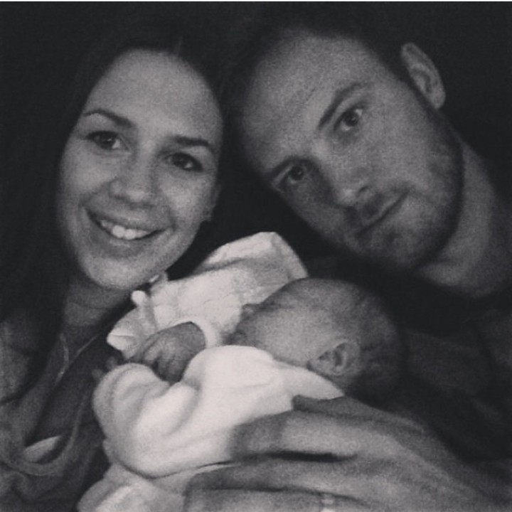 <p>Ini foto yang diambil 2013 lalu, saat putri sulungnya baru saja lahir. (Foto: Instagram @granqvistandreas)</p>