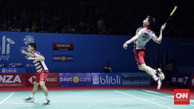 Kevin/Marcus Murka pada Wasit Perempat Final Indonesia Open