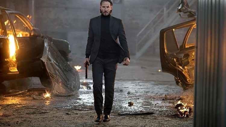 Cuplikan film 'John Wick'.