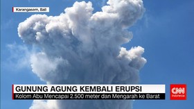 Erupsi Gunung, Ketinggian Abu Mencapai 2.500 Meter