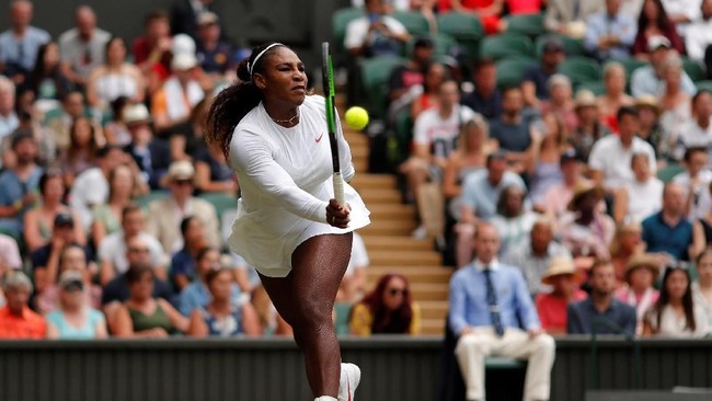 Petenis putri Amerika Serikat, Serena Williams, melaju ke babak ketiga Wimbledon 2018 setelah mengalahkan nonunggulan asal Bulgaria Viktoriya Tomova.