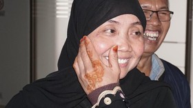 Bebas dari Hukuman Mati, Nurkoyah Disambut Tangis Keluarga
