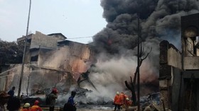 Kebakaran Gudang di Kampung Bandan, Dua Orang Terluka
