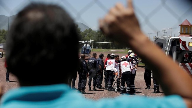 FOTO: Ledakan Pabrik Kembang Api di Meksiko
