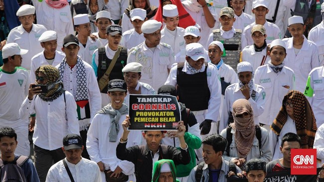 Massa Aksi 67 menagih Bareskrim Polri terkait tindak lanjut pengusutan kasus-kasus dugaan penistaan agama yang dianggap mangkrak.