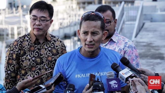 Wagub DKI Sandiaga Uno menyebut anggaran iklan OK OCE di beberapa stasiun televisi nasional akan dipaparkan setelah program tersebut selesai dievaluasi.