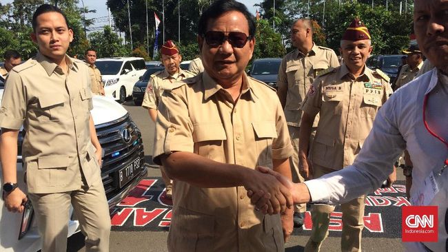 Purnawirawan Kopassus Dukung Prabowo di Pilpres 2019