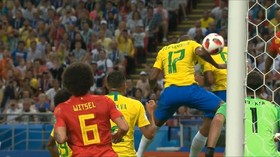 VIDEO: Gol Bunuh Diri Warnai Keunggulan Belgia di Babak I
