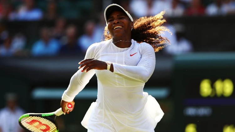 Serena Williams membawakan pidato di ajang Wimbledon 2018 yang sukses bikin Kate Middleton dan Meghan terharu. Apa sih isi pidatonya?