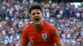 VIDEO: Inggris Unggul 1-0 di Babak Pertama Berkat Gol Maguire