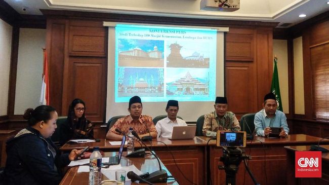 41 Masjid Lembaga Pemerintah Diduga Terpapar Paham Radikal Survei digelar Perhimpunan Pengembangan Pesantren dan Masyarakat (P3M) dan Rumah Kebangsaan pada materi khotbah salat jumat di 100 masjid lembaga pemerintah.