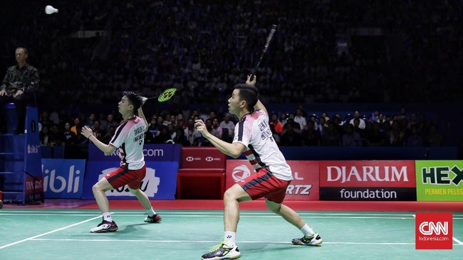 Pasangan ganda putra Kevin Sanjaya Sukamuljo/Marcus Fernaldi Gideon menjadi tumpuan meraih emas pada perhelatan pesta olahraga Asia.