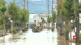 VIDEO: Warga Jepang Mulai Dievakuasi dari Banjir Bandang