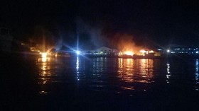 Jumlah Kapal Terbakar di Pelabuhan Benoa Mencapai 39 Unit