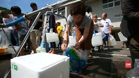 VIDEO: Usai Banjir, Jepang Kekurangan Air Bersih