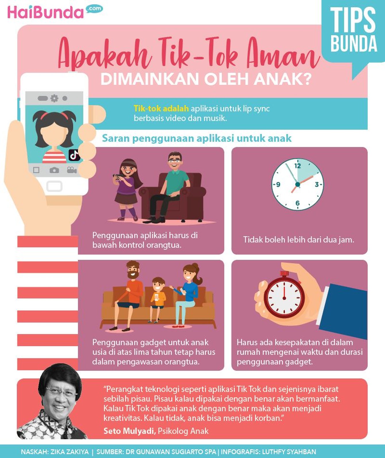 Amankah Tik-tok Dimainkan oleh Anak? Belakangan demam tik-tok melanda. Bahkan anak-anak juga turut memainkannya. Hmm, aman nggak sih untuk si kecil?