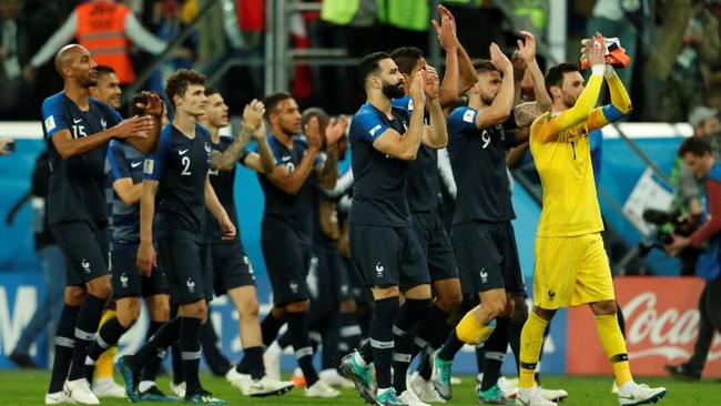 Sedikitnya tujuh fakta menarik tersaji usai Prancis berhasil mengalahkan Belgia 1-0 pada laga semifinal Piala Dunia 2018 di Stadion Saint Petersburg.