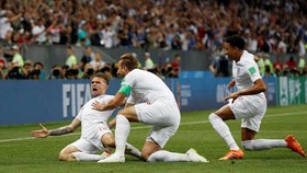Inggris Unggul atas Kroasia di Babak Pertama