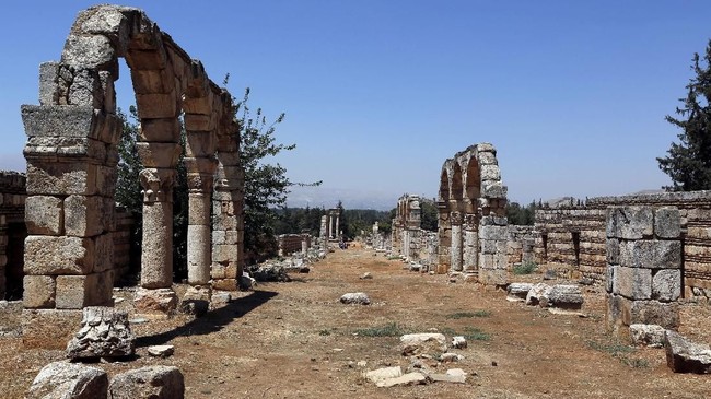 FOTO: Reruntuhan Kota Umayyad di Lebanon