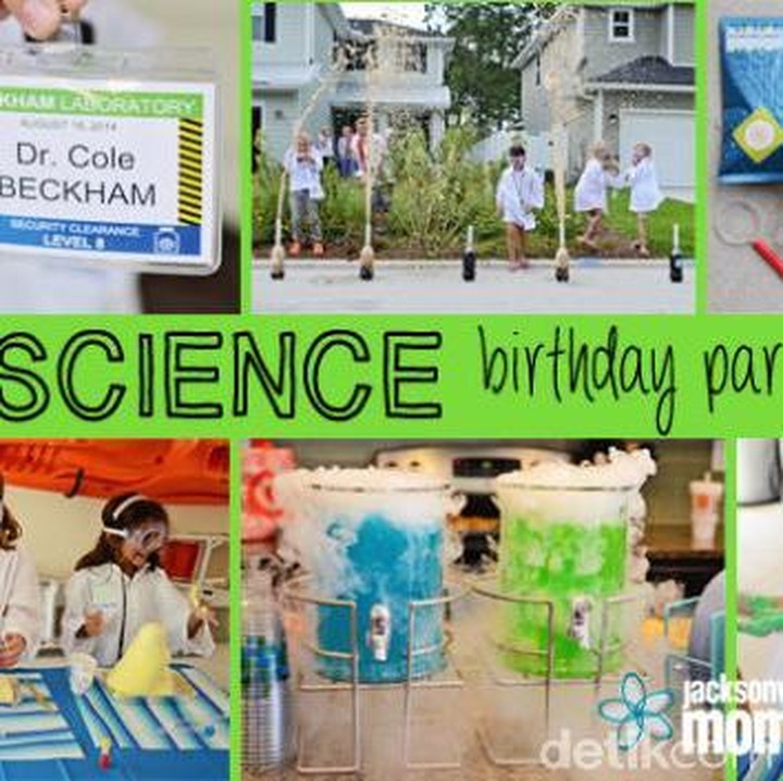 Pesta ulang tahun bertema sains bisa sekaligus mengasah kreativitas anak-anak lho. Oke kan Bun? (Foto: Jacksonville Moms Blog)