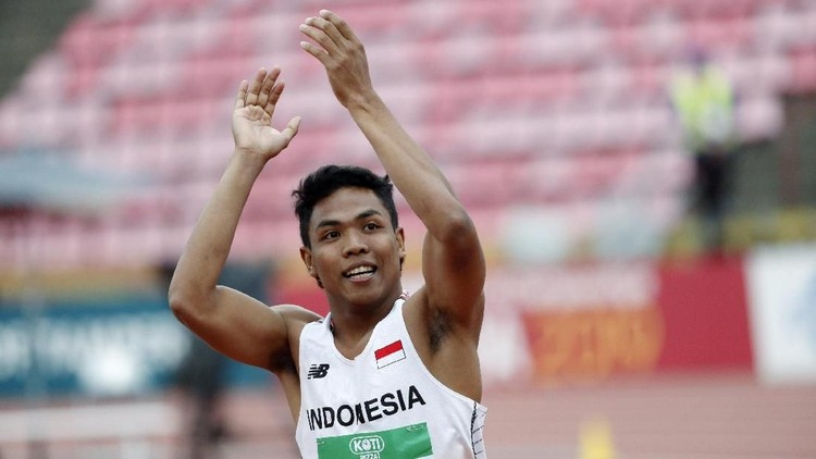 Lalu Muhammad Zohri, sprinter juara dunia U-20 ini bisa jadi inspirasi untuk anak-anak, Bun.