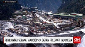 Pemerintah Sepakat Akuisisi 51% Saham Freeport Indonesia