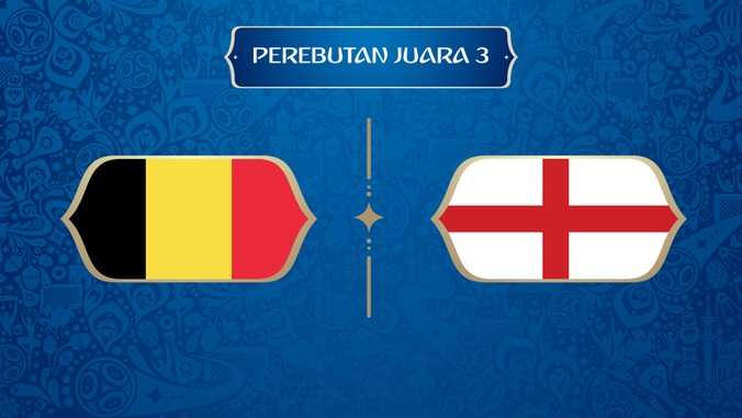 Timnas Belgia akan berhadapan dengan Inggris untuk memperebutkan tempat ketiga di St. Petersburg. Ikuti menit per menit jalannya pertandingan di sini.