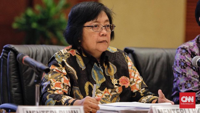 Menteri Lingkungan Hidup dan Kehutanan Siti Nurbaya mengaku bakal menemui Menteri ESDM Ignasius Jonan membahas masalah Limbah tailing milik Freeport Indonesia.