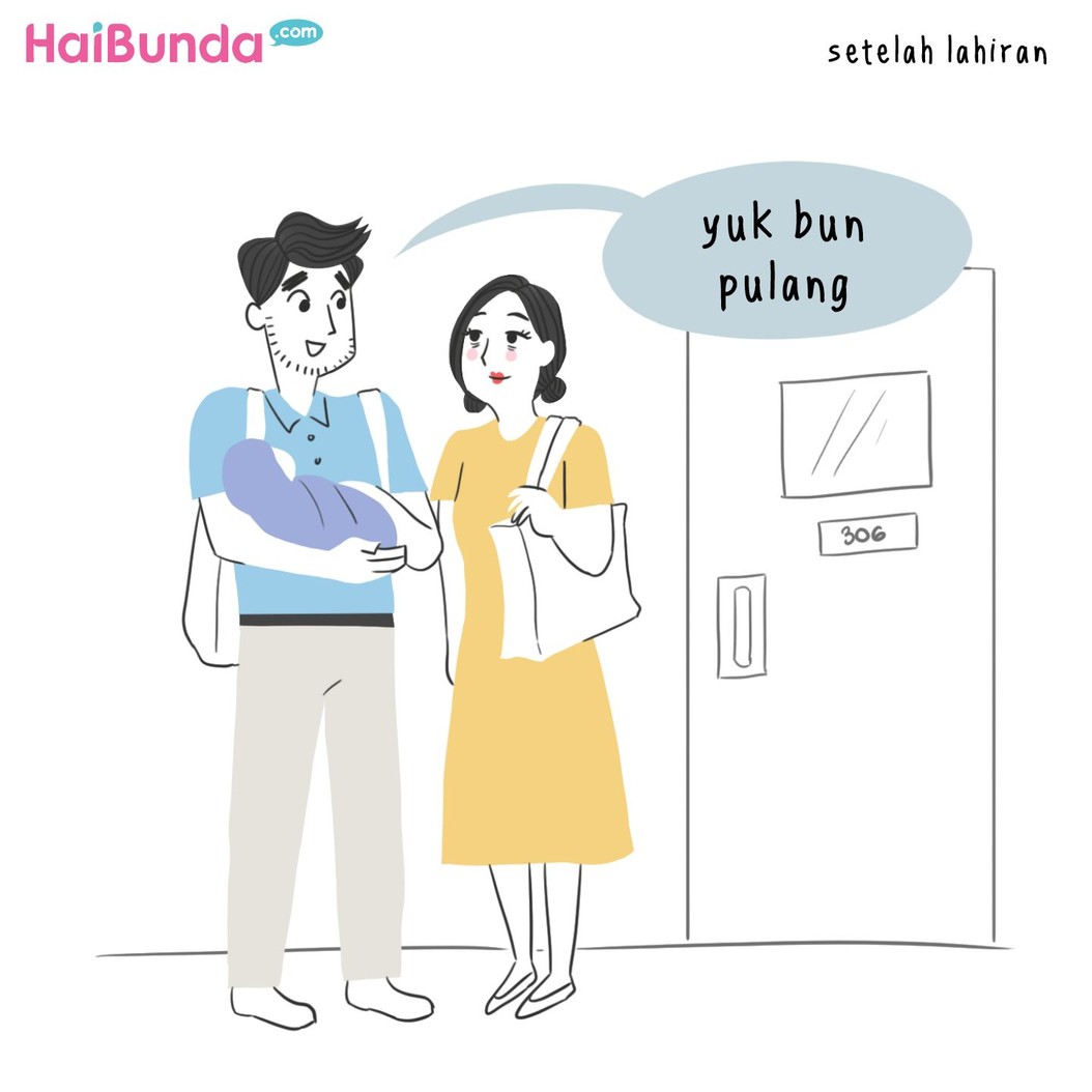 Beginilah ekspektasi vs realita bunda di komik ini setelah melahirkan. Kalau Bunda gimana? Ceritain yuk di kolom komentar.