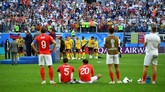 FOTO: Pesta Belgia Raih Peringkat Ketiga Piala Dunia 2018 Timnas Belgia berpesta setelah meraih posisi ketiga di akhir turnamen Piala Dunia 2018. Simak foto-fotonya di sini.