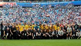 FOTO: Pesta Belgia Raih Peringkat Ketiga Piala Dunia 2018 Timnas Belgia berpesta setelah meraih posisi ketiga di akhir turnamen Piala Dunia 2018. Simak foto-fotonya di sini.