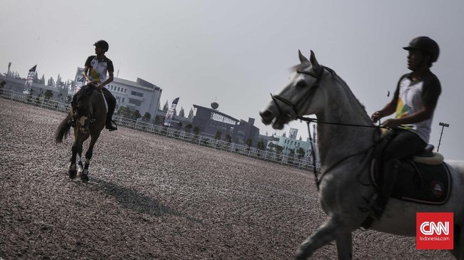 Gubernur DKI Jakarta Anies Baswedan telah meresmikan Jakarta Internasional Equestrian Park Pulomas (JIEPP), Kamis (2/8).