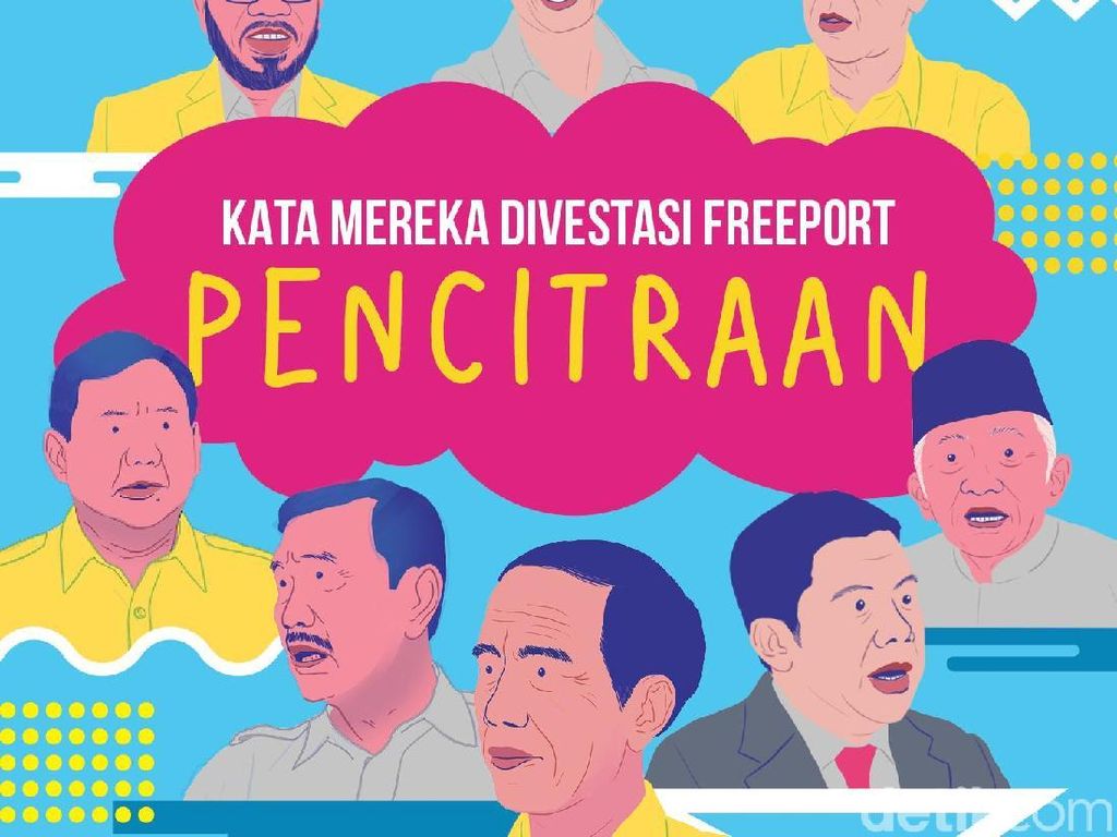 Kata Mereka Divestasi 51% Saham Freeport Pencitraan Kata Mereka Divestasi 51% Saham Freeport Pencitraan