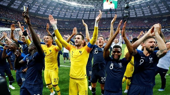 FOTO: Perjuangan Prancis Jadi Juara Piala Dunia 2018