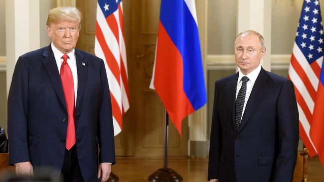 Trump dan Putin Beberkan Hasil Pertemuan di Helsinki