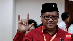 Hasto Gelar Rapat Tim Pemenangan di Posko Cemara