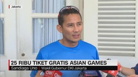 25 Ribu Tiket Gratis Asian Games
